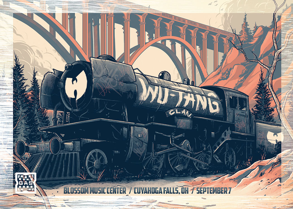 Wu Tang Clan Cuyahoga Falls September 7, 2022 Exclusive GAS Trading Card