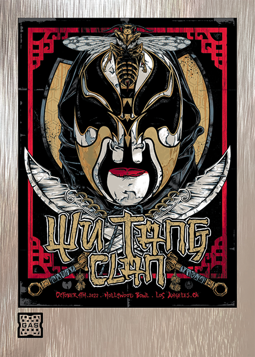 Wu Tang Clan Los Angeles October 4, 2022 Exclusive GAS Trading Card (Cooper)