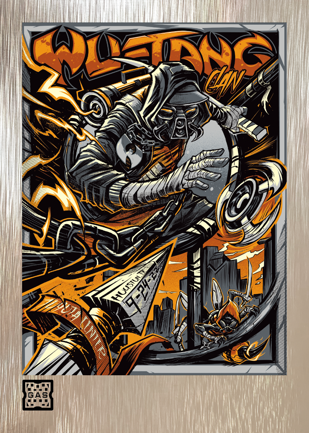 Wu Tang Clan Houston September 24, 2022 Exclusive GAS Trading Card