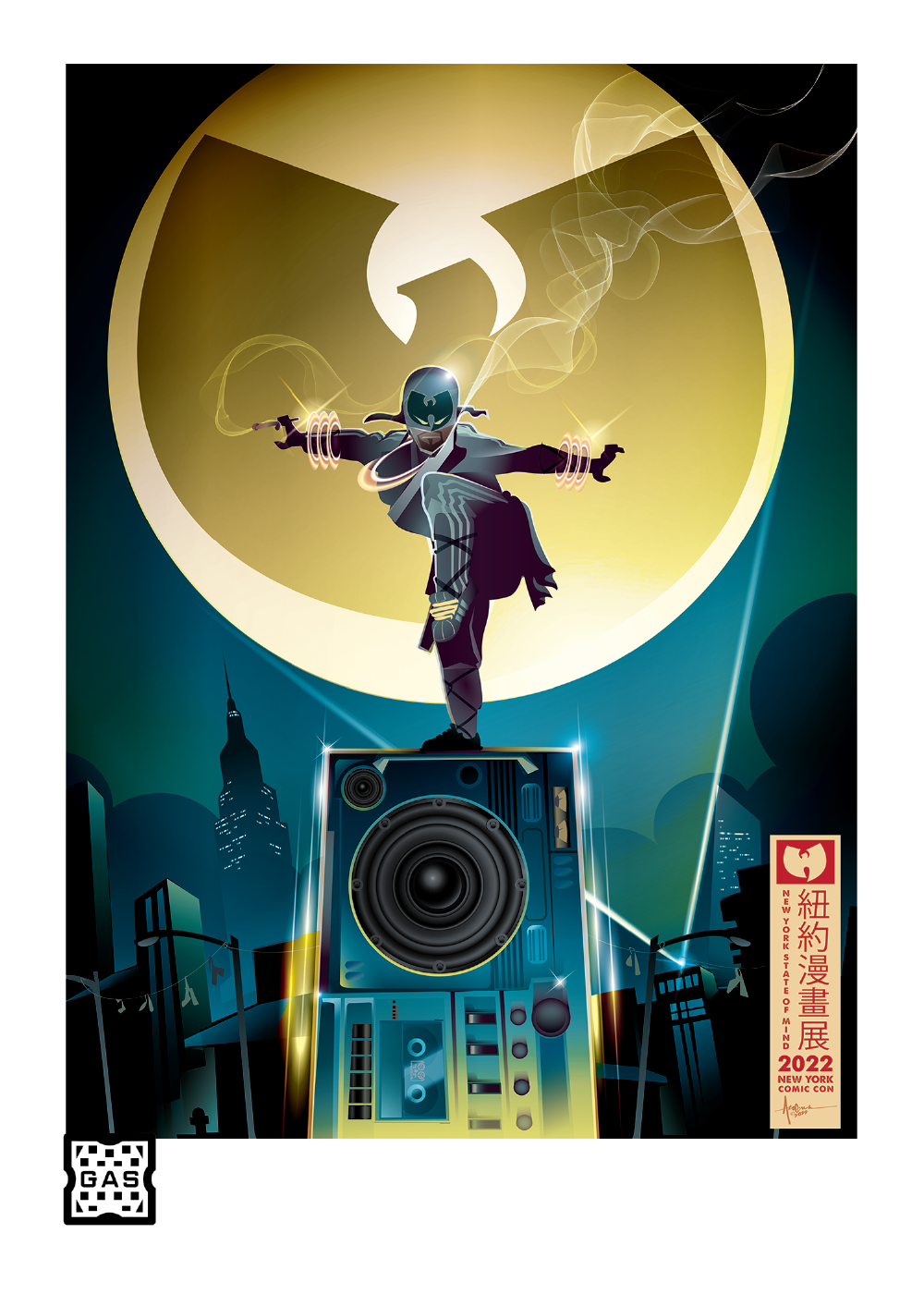 Wu Tang Clan New York Comic Con Trading Cards (Set of 2)